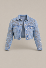 Load image into Gallery viewer, catalog-nr3963-light-wash-denim-jacket-reference — stone gray product hero image