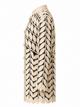 Load image into Gallery viewer, cream laser cut jacket 02 - product-side