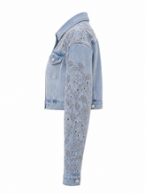 Load image into Gallery viewer, catalog nr3963 light wash denim jacket reference - product-side