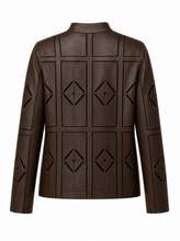 Load image into Gallery viewer, brown laser cut jacket 02 - product-back