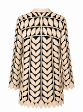 Load image into Gallery viewer, cream laser cut jacket 02 - product-back