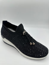 Load image into Gallery viewer, Crystal-Embellished Slip-On Gym Shoe