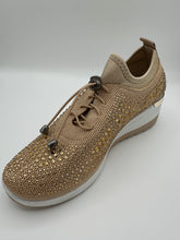 Load image into Gallery viewer, Crystal-Embellished Slip-On Gym Shoe