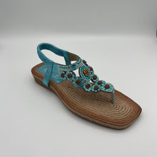 Load image into Gallery viewer, Medallion Circle Espadrille Sandal with Crystal Detail