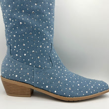 Load image into Gallery viewer, Starlight Western Boot with All-Over Crystal Embellishment