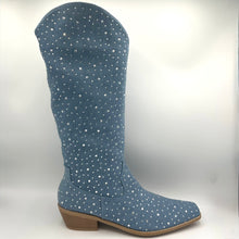 Load image into Gallery viewer, Starlight Western Boot with All-Over Crystal Embellishment