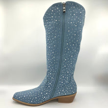 Load image into Gallery viewer, Starlight Western Boot with All-Over Crystal Embellishment