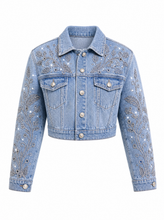 Load image into Gallery viewer, catalog nr3963 light wash denim jacket reference - hero
