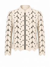 Load image into Gallery viewer, cream laser cut jacket 01 - hero
