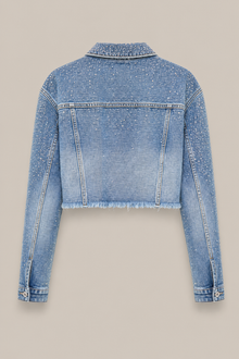 Load image into Gallery viewer, light-wash-eyelet-denim-jacket-detail-product — stone gray product back image
