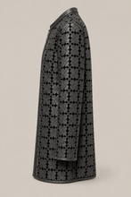 Load image into Gallery viewer, black-grey-cutout-jacket — stone gray product side image

