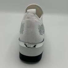 Load image into Gallery viewer, Crystal-Embellished Slip-On Gym Shoe
