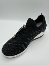 Load image into Gallery viewer, Crystal-Embellished Slip-On Gym Shoe
