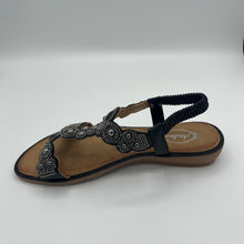 Load image into Gallery viewer, Medallion Circle Comfort T-Strap Sandal
