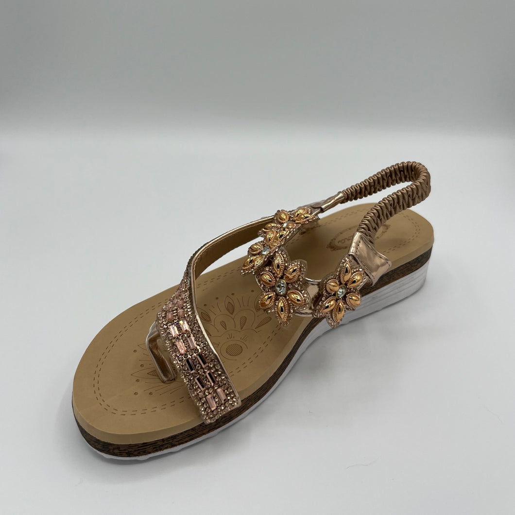 Petal Perfect Comfort Sandal with Adjustable Strap