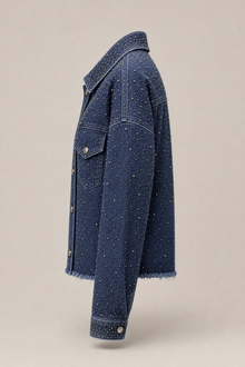 Load image into Gallery viewer, dark-indigo-studded-denim-jacket — slot 04 normalized product side v5
