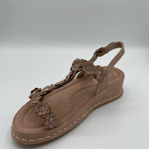 Daisy Lane Platform Slide with Crystal Centers