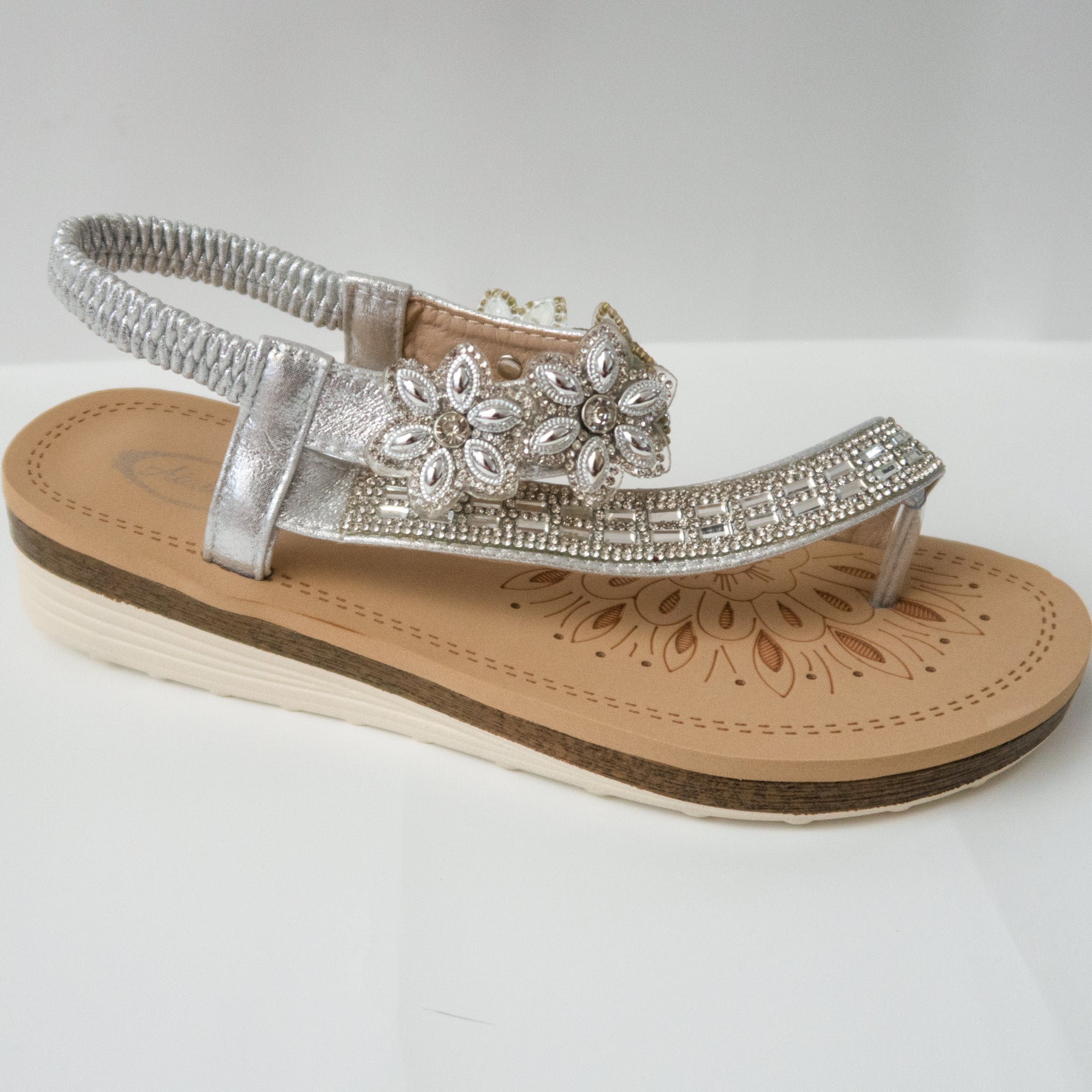 Crystal toe hot sale ring sandals