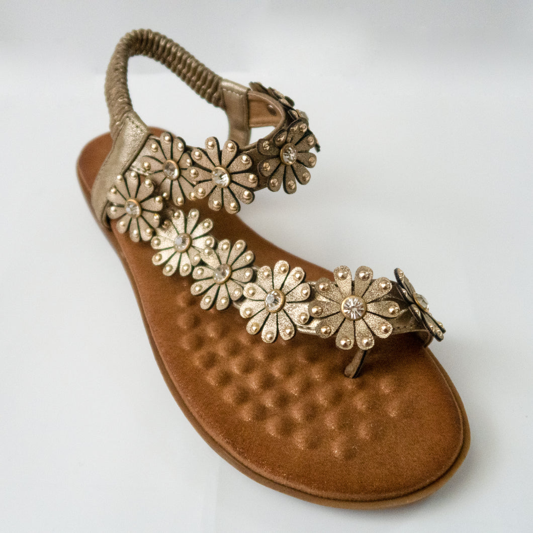 Perforated Upper Pattern Sandals for Women
