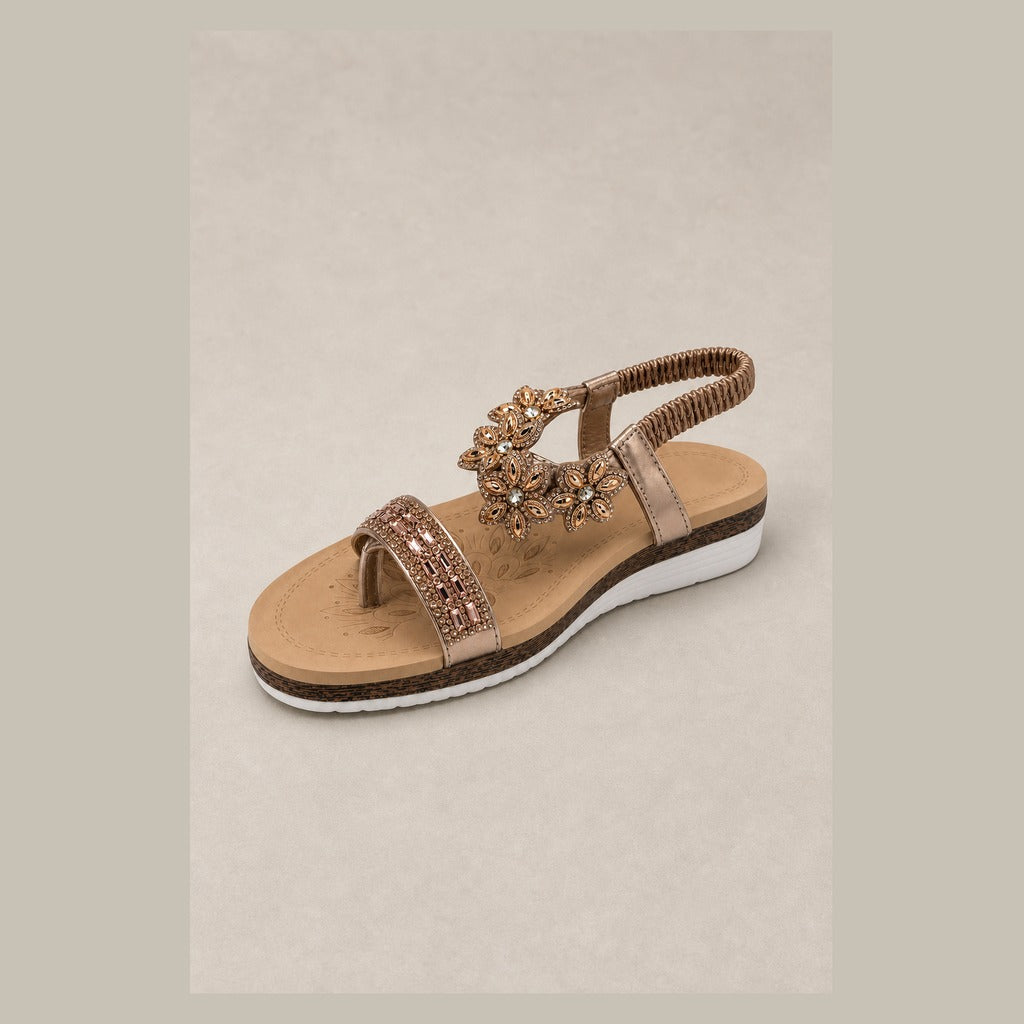 Petal Perfect Comfort Sandal with Adjustable Strap